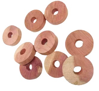 Cedar wood ring wood block wardrobe fragrant wood insect repellent mothproof can be customized packaging
