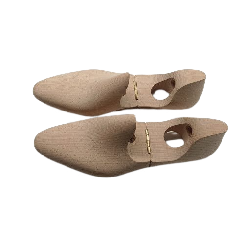 High end full last shoe tree brass plated hinge beech wood hollowed  adjustable shoetree-ST09S